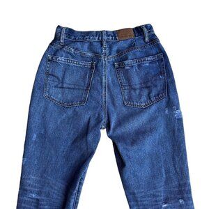 American Eagle Jeans Women's High Rise Girlfriend Distressed 6 Regular Actual 2R
